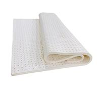 Coprimaterasso in Lattice 100% Naturale - Spessore 2,5 cm, Morbido e Confortevole, Rivestimento in Cotone, Ventilazione a Nido d'Ape, Resistente alla Compressione, 100x200 cm per Un Sonno Mi