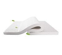 Coprimaterasso in lattice naturale, spessore 7,6 cm, per alleviare il dolore alla schiena, sfoderabile, in viscosa di bambù, king size, 120 x 200 cm, soluzione ecologica e confortevole