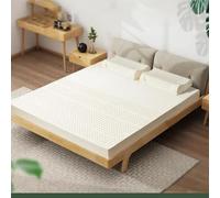 Coprimaterasso in memory foam, 2,5 cm, guscio interno lavorato a maglia, guscio esterno in tencel, resistente per mal di schiena, 120 x 200 cm