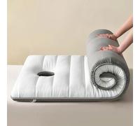 Coprimaterasso in memory foam per spa e tavoli, cuscino antiscivolo, con poggiatesta ed elastici, dimensioni 70 x 185 cm, ideale per trattamenti viso a culla - colore B