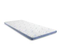 Coprimaterasso in schiuma a freddo CloudComfort Cool 100 x 200 cm H2/H3, altezza 7 cm, grado di rigidità H2/H3, coprimaterasso a 7 zone con rivestimento termoattivo rinfrescante