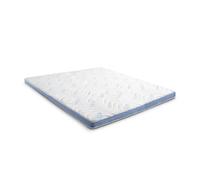 Coprimaterasso in schiuma a freddo CloudComfort Cool 200 x 200 cm H2/H3, altezza 7 cm, grado di rigidità H2/H3, coprimaterasso a 7 zone con rivestimento termoattivo rinfrescante