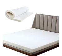 Coprimaterasso in schiuma ad alta densità, spessore 3/5/8/10 cm, per letto singolo/matrimoniale/king size, morbido sollievo dalla pressione, dimensioni 150 x 200 cm, comodo miglioramento del sonno