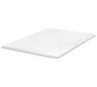 Coprimaterasso in schiuma bianco 160 x 200 cm Calm