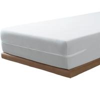 Savel-Coprimaterasso in Spugna Elasticizzata 100% Microfibra Extra-Morbida e biestensibile. Colore: Bianco. Matrimoniale (160x190/200cm)
