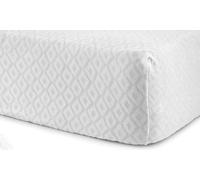 Coprimaterasso Matrimoniale 2 Piazze 200x180+25 cm in Spugna Jacquard Lavorata Elastica - Traversa Antipiega Traspirante, Morbida e Resistente - Adatto a Materassi alti fino a 25 cm