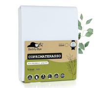Coprimaterasso Matrimoniale 200x200/40 cm Prodotto in UE e Certificato OEKO-TEX® ~ Proteggi Materasso Impermeabile in Fibra TENCEL™ Ecologica ~ Forma del Lenzuolo con Angoli