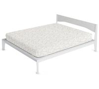 Coprimaterasso Matrimoniale in Poliestere e Fibra di Cashmere Tortora