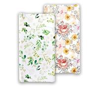 Coprimaterasso per culla, Protezioni materasso fasciatoio per fasciatoio in tessuto elasticizzato per neonato, copri-fasciatoio per fasciatoio per neonati 32''X 16''