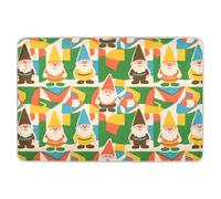 Coprimaterasso per fasciatoio, con simpatici nani colorati, extra large, altamente assorbente, lavabile in lavatrice, per bambini e ragazze, 132 x 86,4 cm (lunghezza x larghezza)