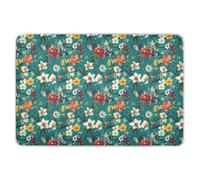 Coprimaterasso per fasciatoio, impermeabile, lavabile, con fiori colorati, extra large, riutilizzabile, per bambini, 132,1 x 86,4 cm (lunghezza x larghezza)