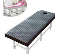 Coprimaterasso per Lettino da Massaggio, Coprimaterasso in Memory Foam per Lettini da Massaggio, Centro Estetico, Materassino per Spa con Foro per Respirare, Cuscinetto Protettivo per Accessori da Mas
