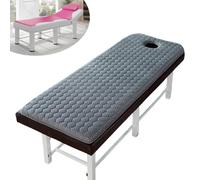 Coprimaterasso per Lettino da Massaggio, Coprimaterasso in Memory Foam per Lettini da Massaggio, Centro Estetico, Materassino per Spa con Foro per Respirare, Cuscinetto Protettivo per Accessori da Mas
