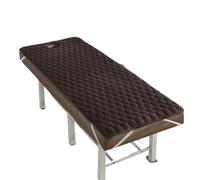 Coprimaterasso Per Lettino Da Massaggio Materasso for letto da salone di bellezza, cuscino spesso, materasso antiscivolo, tappetino for, for massaggio Tuina con foro(Coffee,70x180cm)