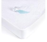 Coprimaterasso Per Lettino Neonati 60 x 120 cm H 18cm Impermeabile Salvapipi con Angoli Traspirante, Spugna di Cotone Anallergico Antiacaro e Antibatterico