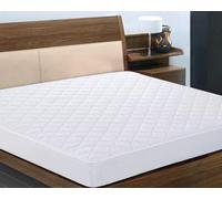 Coprimaterasso Piazza Mezza Trapuntato Imbottito ed Elasticizzato in Microfibra Antiacaro Anallergico Made in Italy Misura Letto 1 Piazza e Mezzo 125x195 cm Mod. Sogno