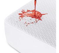 Coprimaterasso Premium Impermeabile 90 x 190 cm, Fino a 30 cm, Bianco
