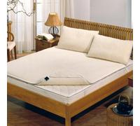 Coprimaterasso Pura Lana Merinos 1 Piazza e Mezzo 800gr Cober Basic Beige