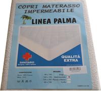 COPRIMATERASSO SANITARIO IMPERMEABILE SINGOLO MATRIMONIALE e CULLA LINEA PALMA
