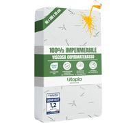 Coprimaterasso Singolo Impermeabile 80 X 200 X 30 Cm, Certificato OEKO-TEX, Prot