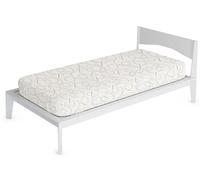 Coprimaterasso Singolo in Poliestere e Fibra di Cashmere Tortora