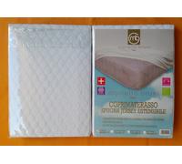 COPRIMATERASSO SPUGNA JERSEY ESTENSIBILE 2PIAZZE/MATRIMONIALE CON ANGOLI 180X200