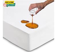 Coprimaterasso Una Piazza E Mezza Impermeabile 120X190 Cm Lenzuolo Con Angoli Bi