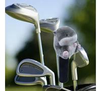 Coprimazza da golf con animali di peluche, simpatico cartone animato,
