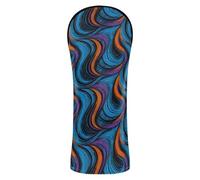 Coprimazza da golf con etichette numerate, progettate per adattarsi a tutti i legni e conducenti, onde dai colori vivaci