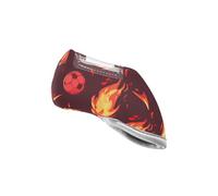 Coprimazza da golf con fiamme da calcio, alla moda, in ferro, accessori da golf per uomini e donne