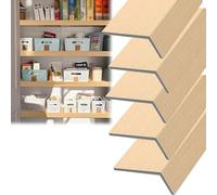 Coprimensole in finto legno for scaffalature metalliche, set di 5 coprimensole metalliche da 16/24/30/33/36/38/46/48 pollici di lunghezza(36x16x2in/91x41x5cm)
