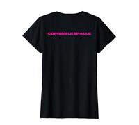 Coprimi Le Spalle Maglietta, Donna, Nero, XL