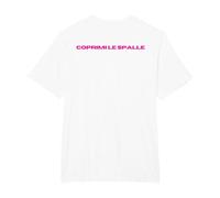 Coprimi Le Spalle Maglietta, Uomo Taglie Grandi, Bianco, 5X Tall