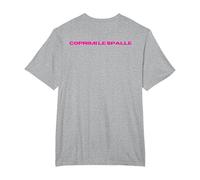 Coprimi Le Spalle Maglietta, Uomo Taglie Grandi, Grigio Melange, 3X Tall