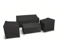 Coprimobili da Esterno Nero Impermeabile e Antivento Set 4PCS 200D/420D