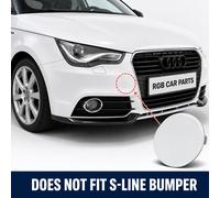 Coprimolla gancio traino Anteriore Per Audi A1 8X 2010-2015 Scegli Colore