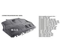 COPRIMOTORE-INFERIORE MOD. DIESEL PER VOLKSWAGEN GOLF VI GTI/GTD 2009-2012