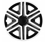Coprimozzi 16 pollici ACTION doppio colore bianco nero 4 pezzi