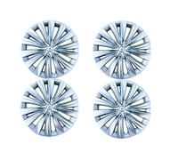 Coprimozzi 4 pezzi compatibili con Tesla Model Y 2020-2024 da 19 pollici, coprimozzo per auto di ricambio, coprimozzo completo, accessori per la copertura del cerchione.(4PCS Sliver)