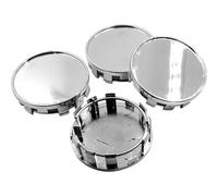 Coprimozzi, 4 tappi centrali per ruote, centro ruota per auto in ABS da 54 mm, sostituzione pratica copertura mozzo rimorchio universale multifunzionale, argento