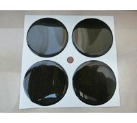 COPRIMOZZI ADESIVO BIANCO 3D X 4 PEZZI 50 mm volkswagen WV GOLF 3 4 5 6 V VI