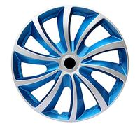 Coprimozzi, Copricerchi universali for coprimozzo da 15 pollici for auto, 4 pezzi(Blue)