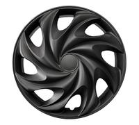 Coprimozzi, Coprimozzo stile Tornado da 15 pollici compatibile con copriruota cerchio in ferro Set di 4 in acciaio