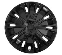 Coprimozzi neri da 14 pollici in PP per auto universali | Protezione robusta del mozzo ruota, montaggio semplice, stile elegante, per cerchi auto
