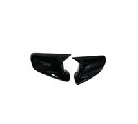 Coprimozzi Specchietti Laterali Per BMW Serie 7 E65 E66 E67 E68 2001-2008 Serie 3 E46 Coupé Cabriolet 1999-2007 Guscio Alloggiamento Specchietto Retrovisore Auto(Bright black)