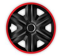 Coprimozzi Universale FAST LUX 16" 4 Pezzi Plastica Resistente NRM RED