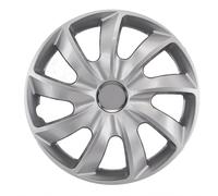 Copricerchi Coprimozzi argento 14'' pollici Stig NRM 4x copricerchi