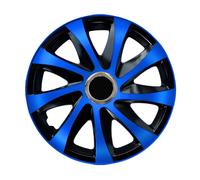 Coprimozzi universali 15 pollici NRM DRIFT Extra blu nero 4 pezzi
