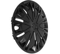 Coprimozzi universali da 14 pollici neri in PP per auto | Protezione robusta della ruota, montaggio facile, design elegante, adatti a auto, SUV e camion