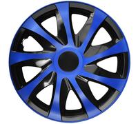 Coprimozzi Universali Draco 13 pollici Blu Nero 4 pezzi
